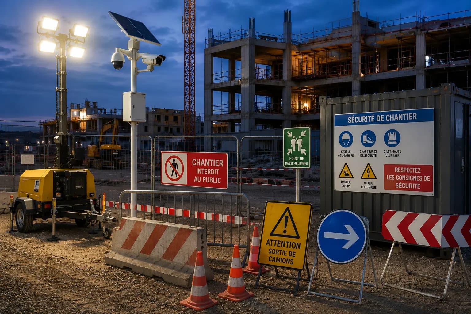 Location matérie de Sécurité chantier